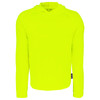 FrogWear® HV Premium High-Visibility Hooded Long-Sleeve Self-Wicking Shirt - GLO-200HLS