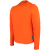 FrogWear® HV Premium High-Visibility Orange Hooded Long-Sleeve Self-Wicking Shirt 
