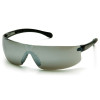 Box of 12 Pyramex Provoq Silver Mirror Lens Safety Glasses S7270S Side