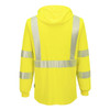 Hi-Vis Lightweight Hooded T-Shirt Long Sleeve Yellow L042