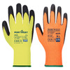 Portwest Cut D13 PU Viz-Tex Glove A4 Orange-Yellow-Black A625