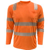 EcoChill COOLMAX® Class 3 Long Sleeve T-Shirt 204CMPS Orange