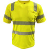 EcoChill COOLMAX® Class 3 Short Sleeve T-Shirt 104CMPS Yellow