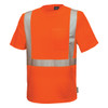 Class 2 Short Sleeve T-Shirt Segmented Tape 102CT Orange