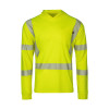 Hooded Long Sleeve T-Shirt Hi-Vis TSMAYHO