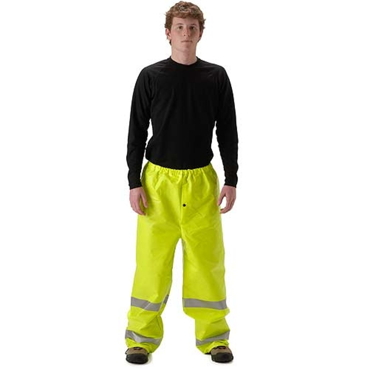 NASCO FR Enhanced Visibility Yellow ArcLite Made in USA Rain Jacket 1103JY