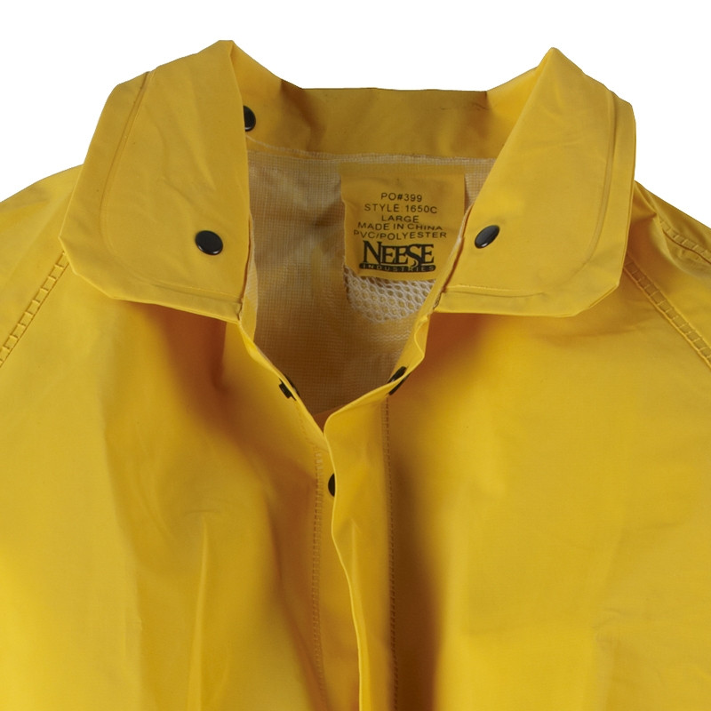 Neese 1650C Non-ANSI Hi Vis Full Length Economy Raincoat with