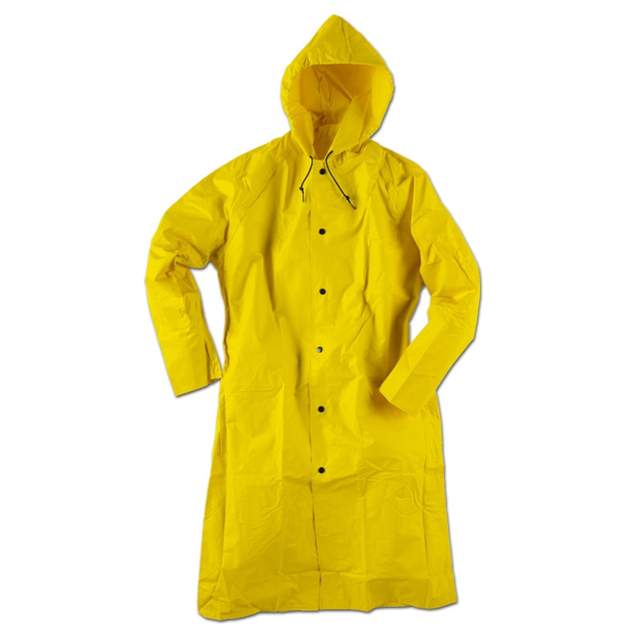 full length raincoat with hood