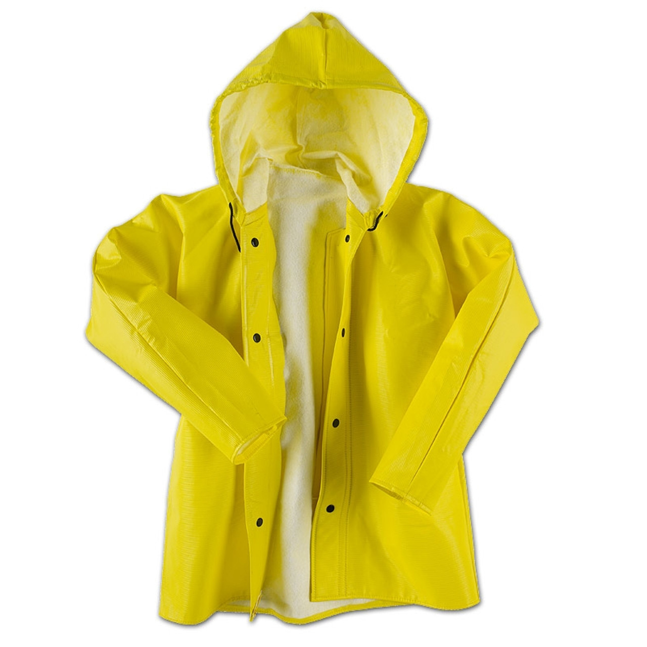 Neese Dura Quilt 56AJ Yellow Industrial Rain Jacket with Hood 56001-00