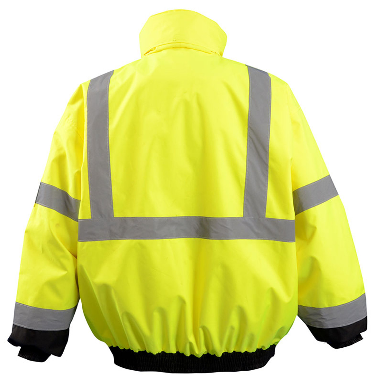 Occunomix Class 3 Hi Vis 2-in-1 Black Bottom Bomber Jacket LUX-350