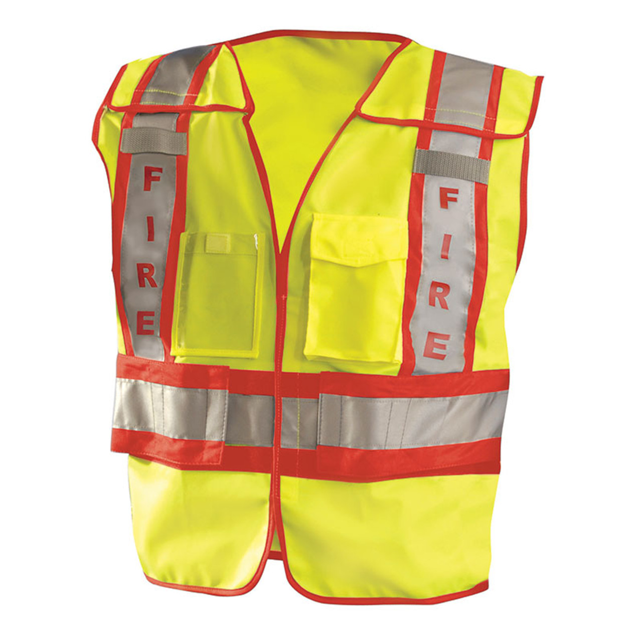 Occunomix Class 2 Hi Vis Yellow Pre Printed Fire Fighter Public