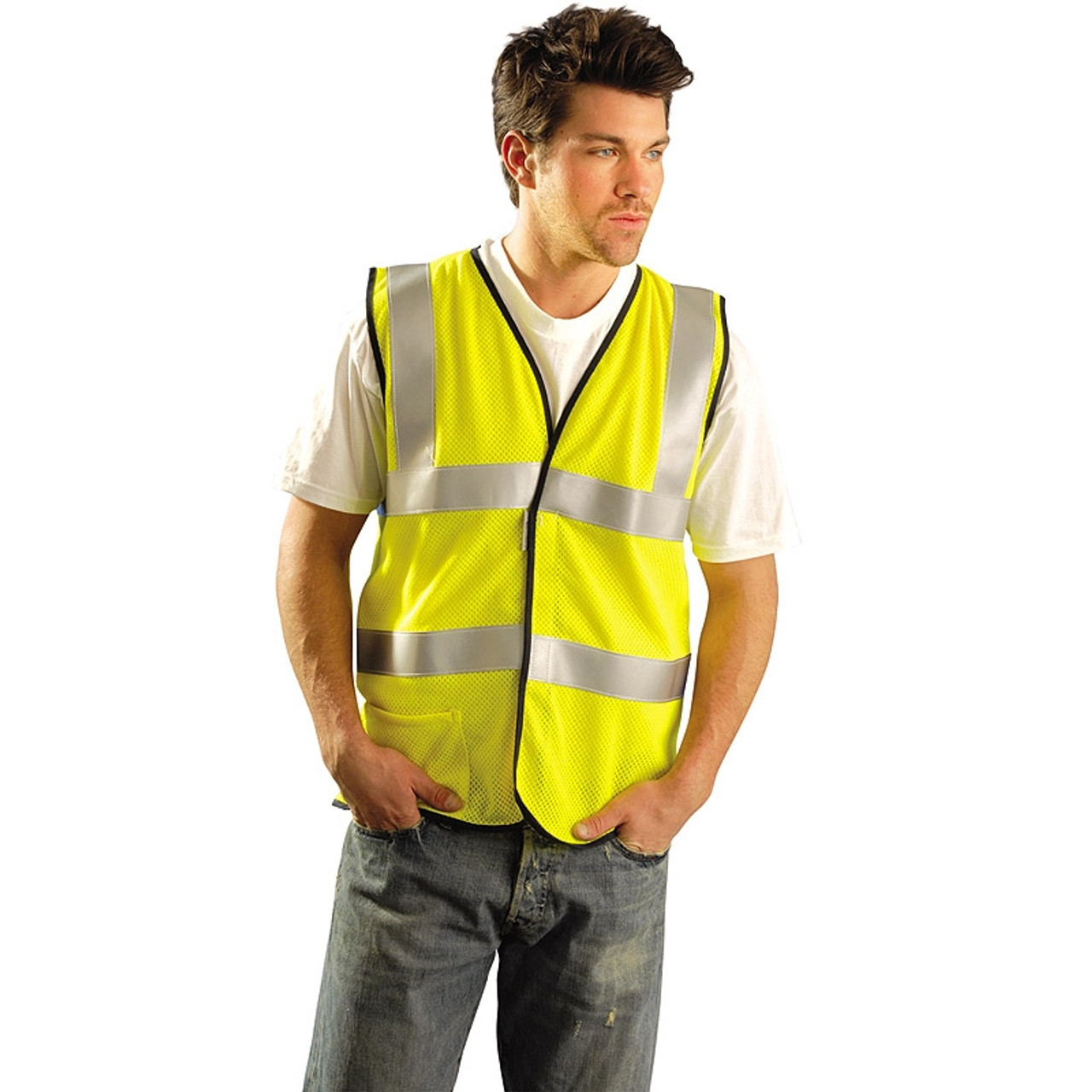 hi vis yellow vest