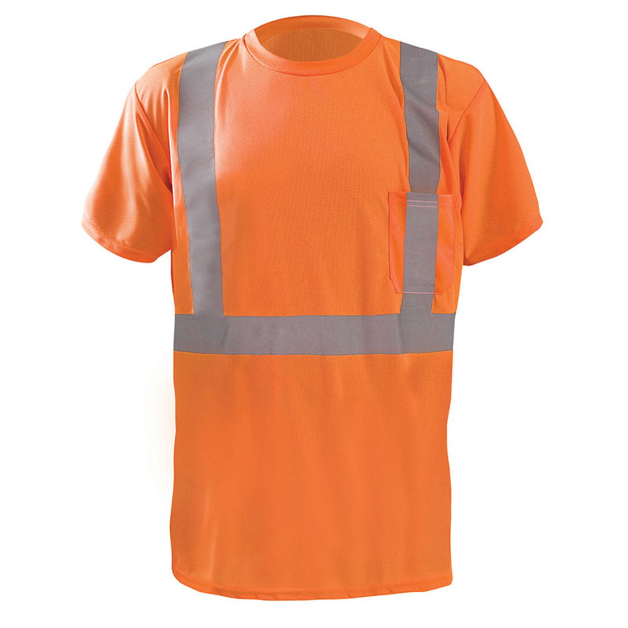 Occunomix Class 2 Hi Vis Moisture Wicking X Back Short Sleeve T 