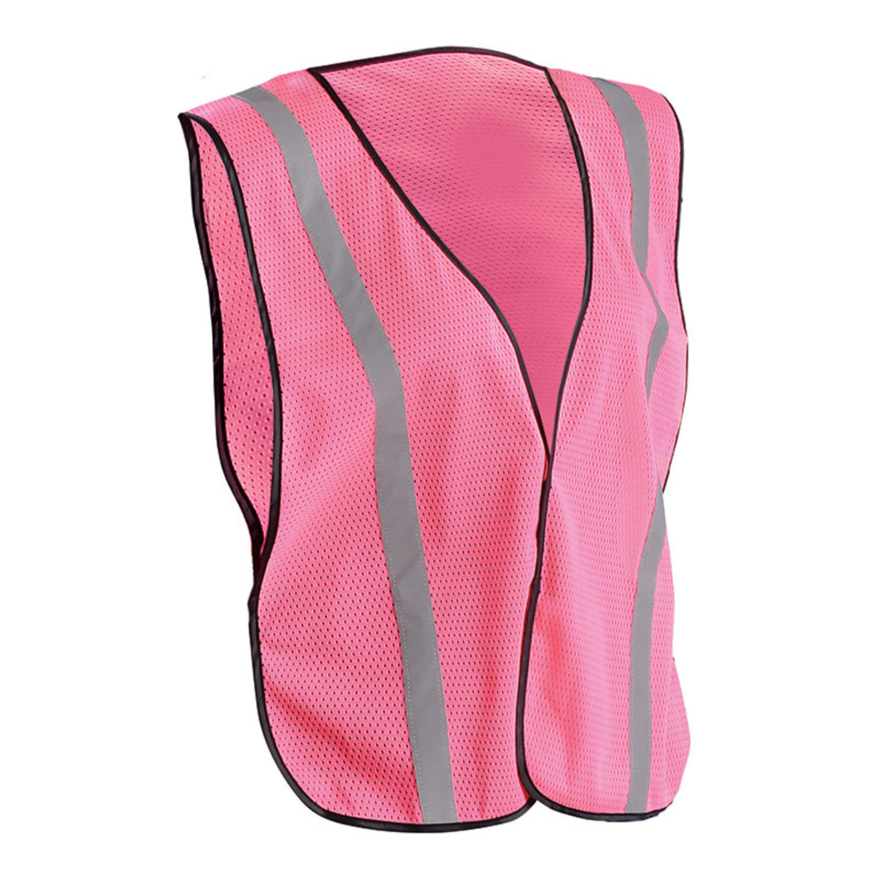 Soft Mesh Light Pink Vests  Texas America Safety Company