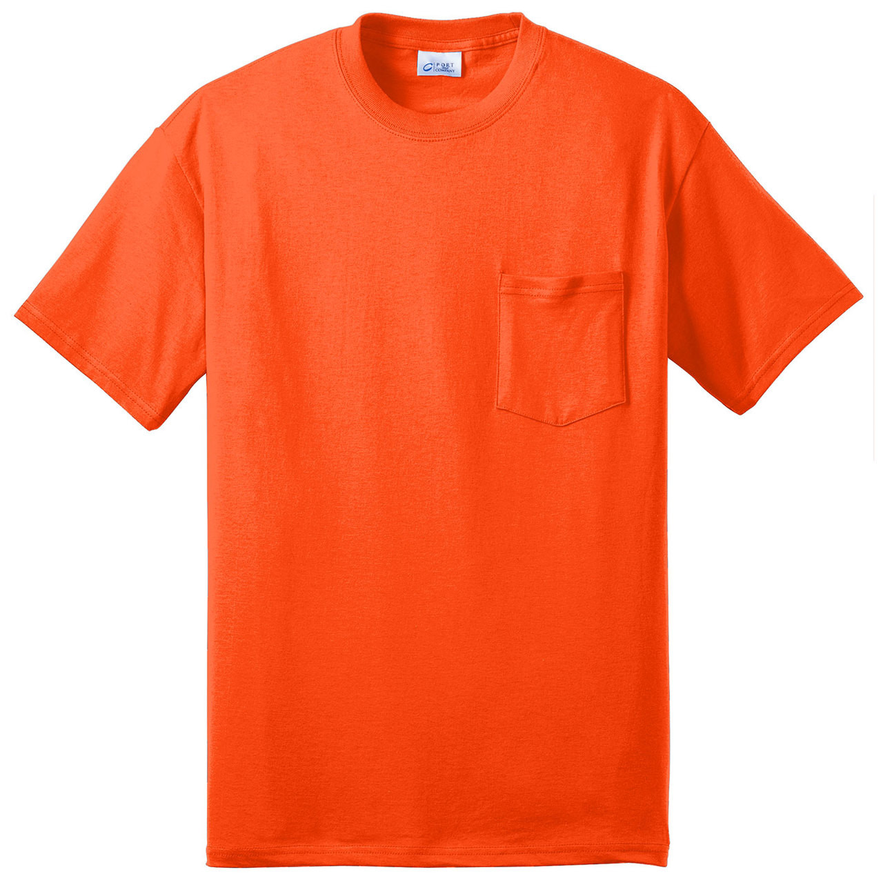 Port and Company Enhanced Visibility T-Shirt With Pocket PC55P