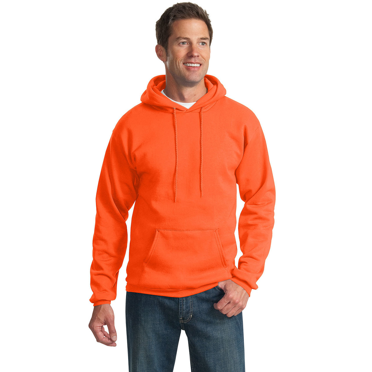 Port and Company Enhanced Visibility Hooded Sweatshirt PC90H