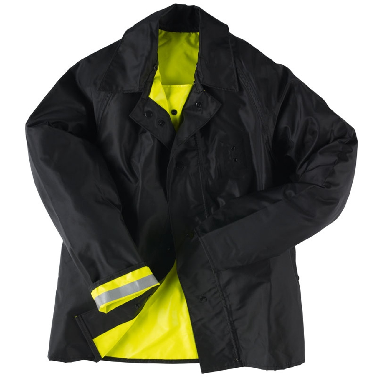 Neese Class 3 Hi Vis Yellow Safe Officer Reversible Police Rain Jacket 4703