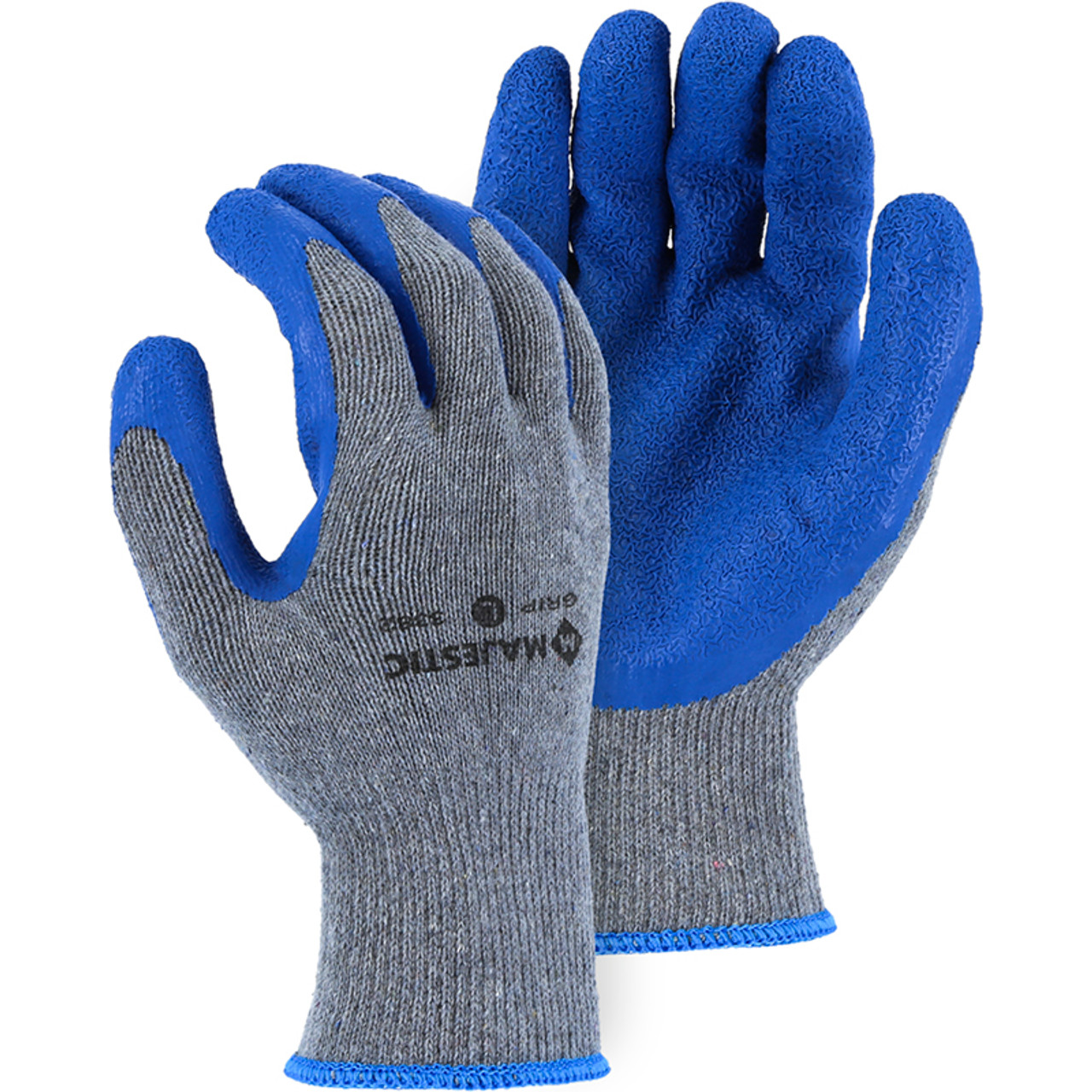 Majestic M Safe Grip Glove with Wrinkled Latex Palm 3382 - Box of 12 Pair