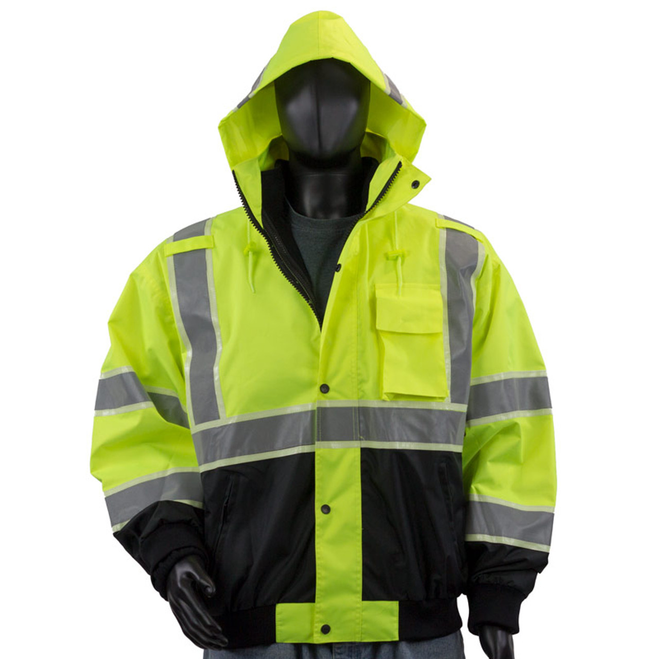 Buffalo Outdoors® | Black Reflective Safety Midweight Field Jacket