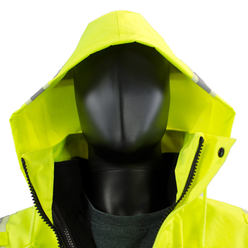 Alpha Workwear Class 3 Hi Vis Glow in Dark Bomber Jacket A262