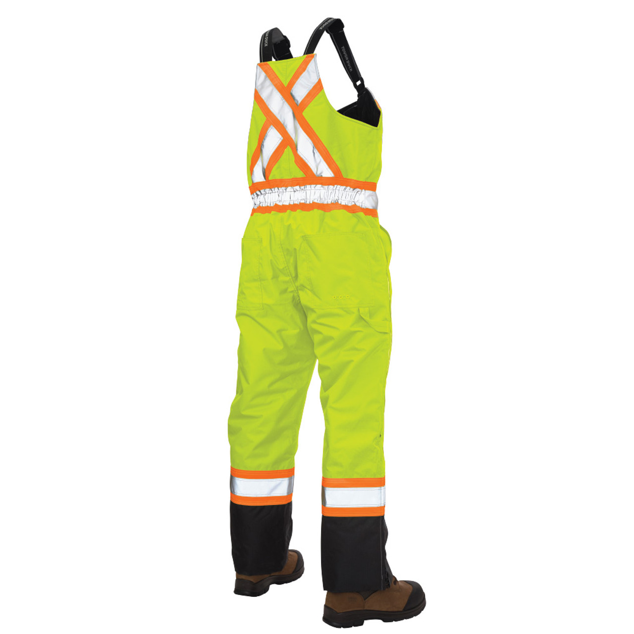 Tough Duck Class E Hi Vis Two-Tone X-Back Waterproof