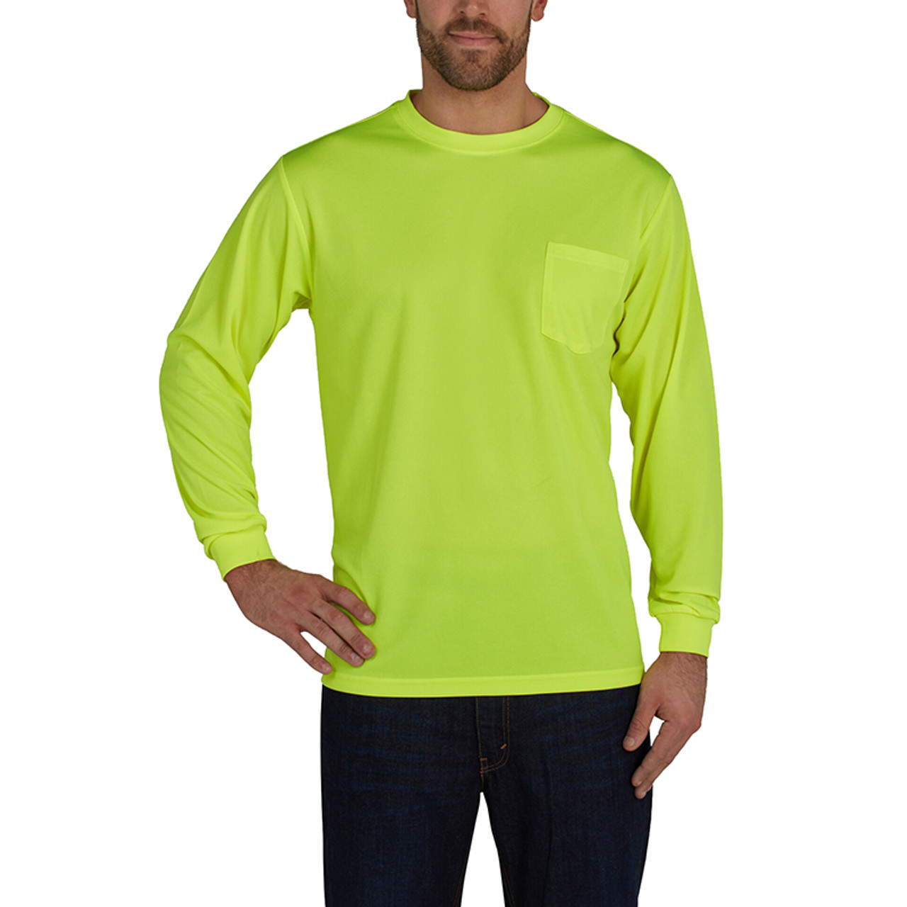 Utility Pro Non-ANSI Birdseye Knit LS Shirt with Perimeter Insect Guard ...
