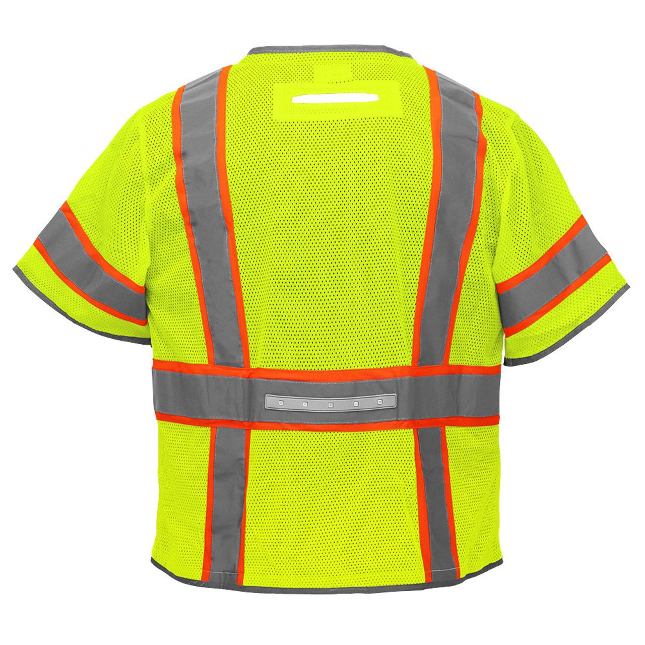 Frogwear LED Illuminated Class 3 Hi Vis Yellow Safety Vest GLO-12LED