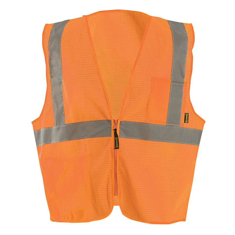 c Occunomix Class 2 Hi Vis X-Back Vest with Zipper ECO-IMZX