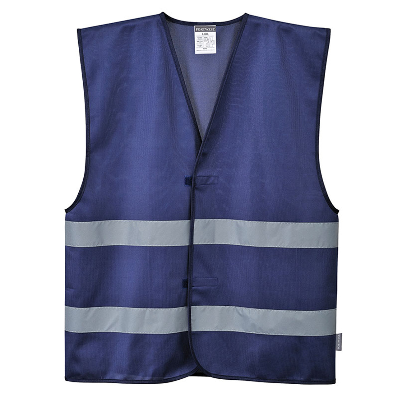 PortWest Enhanced Visibility Iona Navy Safety Vest F474NA