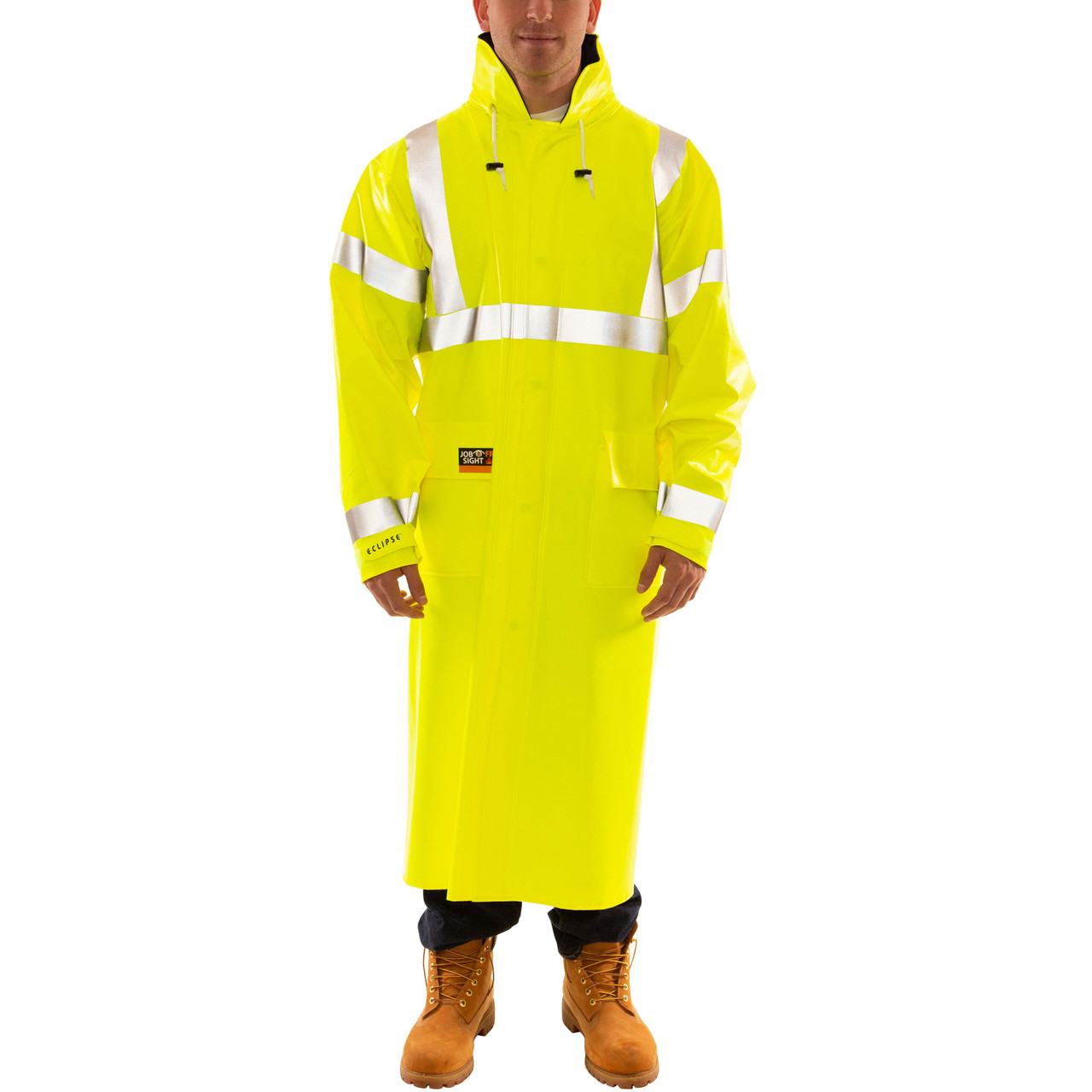 Long discount safety raincoat