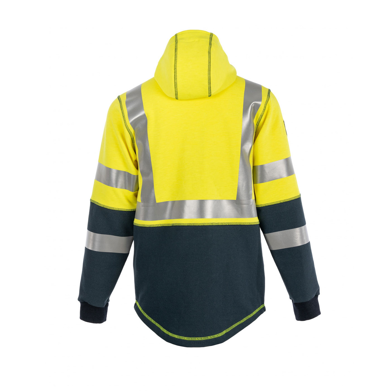 DragonWear FR Class 3 Hi Vis Made in USA Yellow Navy Bottom