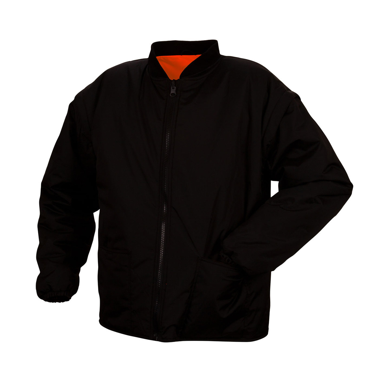 Pyramex Class 3 Hi Vis Orange Two-Tone X-Back Black Bottom Trim 7