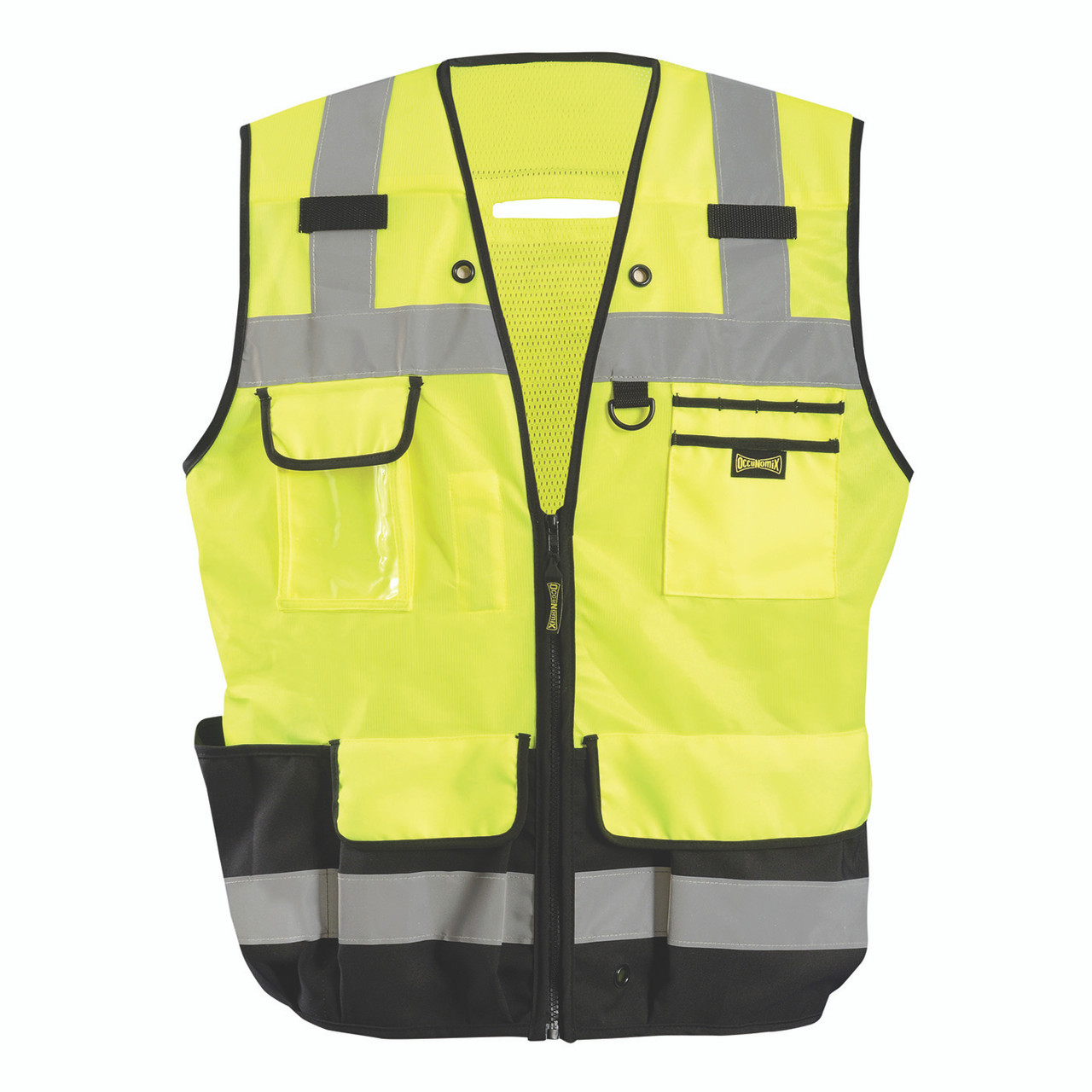 Occunomix Class 2 Hi Vis Yellow Black Bottom Heavy Duty Surveyor