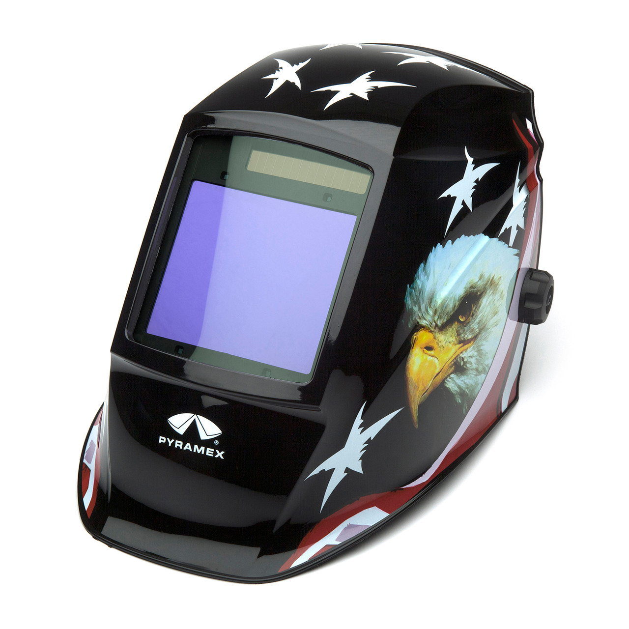 Pyramex Leadhead Auto-Darkening American Eagle Welding Helmet