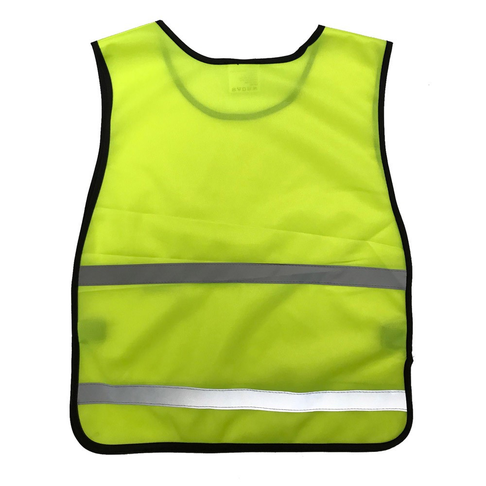 Non-ANSI Yellow Poly Tricot Youth Kids Safety Vest SVY1500