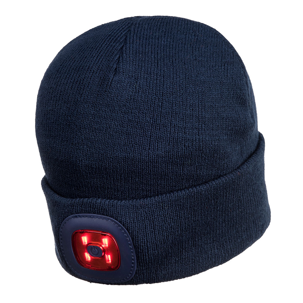 PortWest Rechargeable Twin LED Head Light Beanie B028