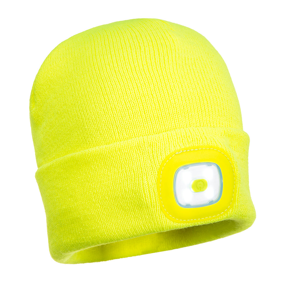 Portwest Non-ANSI Hi Vis LED Head Light Beanie B029
