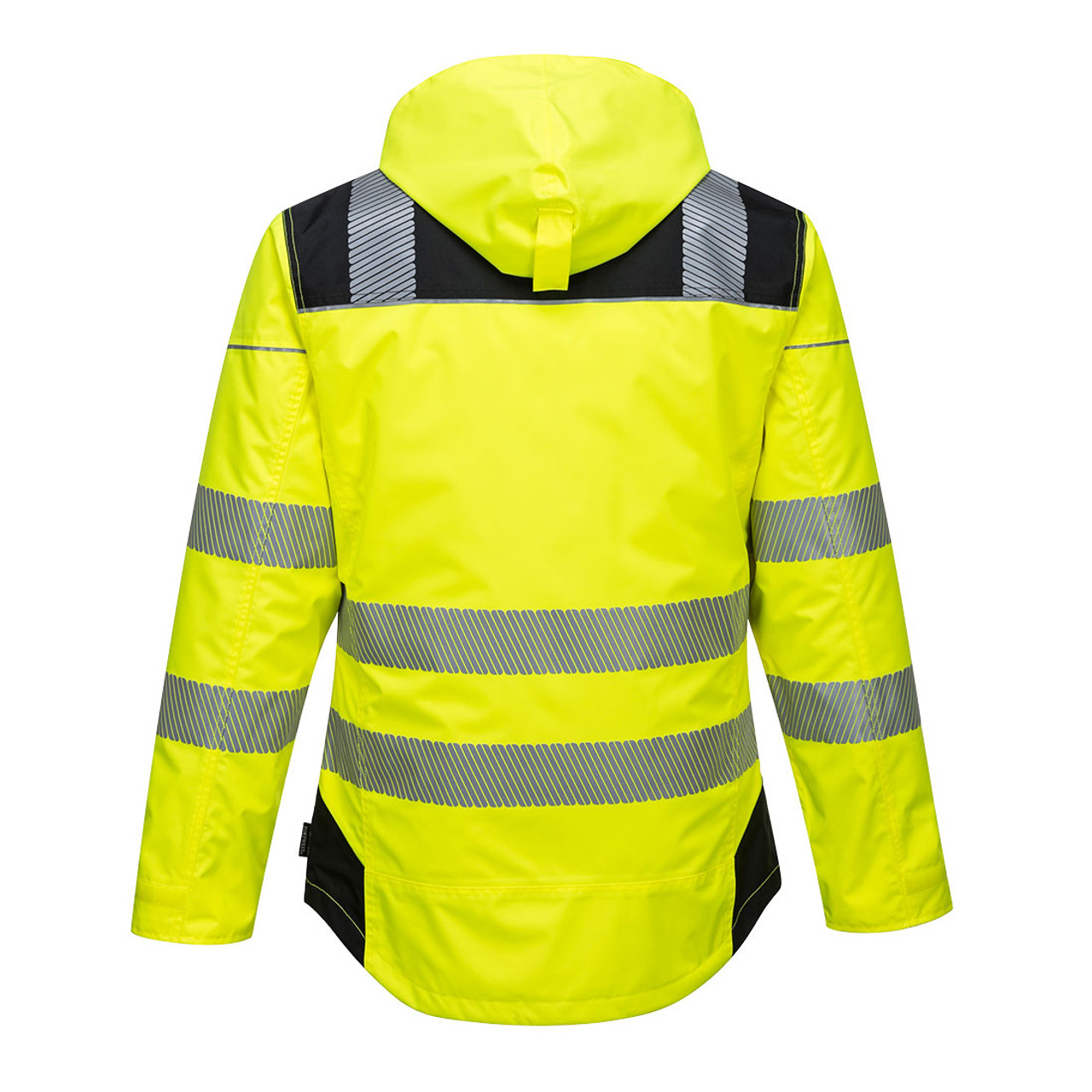 Majestic 75-1311 High Viz Yellow Removable Fleece Liner ANSI 3 Waterproof  Jacket - Workman Glove and Safety