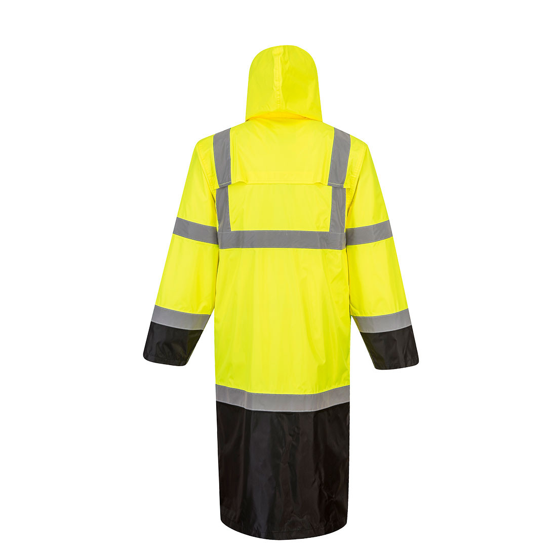 UL All-weather Coat イエロー PortWest Class 3 Hi Vis Yellow Black Bottom Rain Coat UH446
