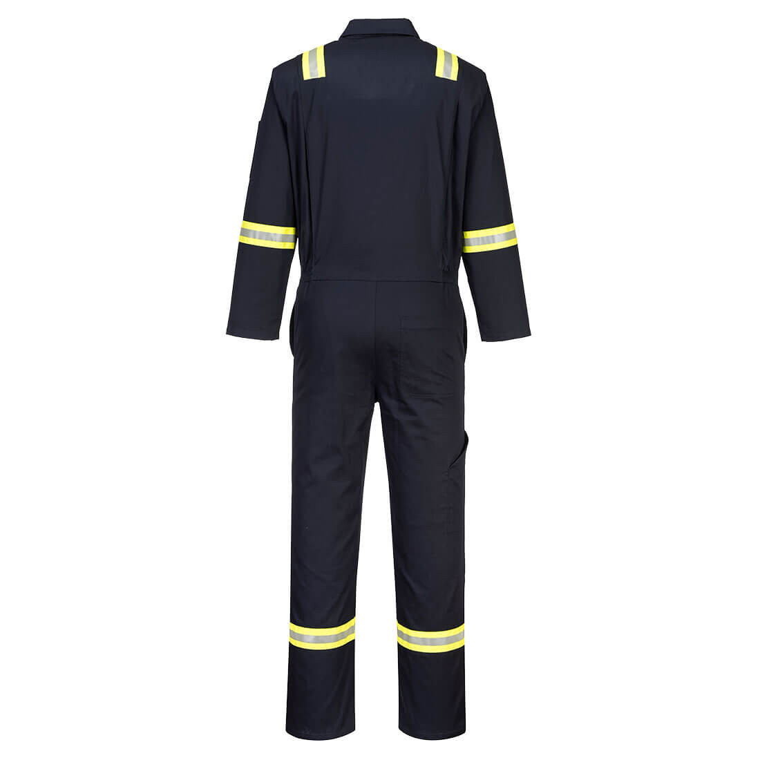 PortWest Enhanced Visibility Navy Iona Cotton Coverall F129