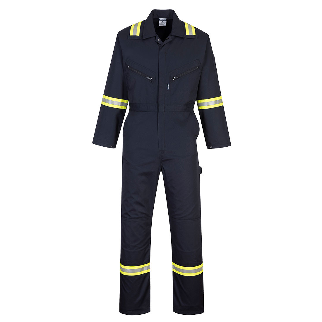 PortWest Enhanced Visibility Navy Iona Unlined Coverall F128