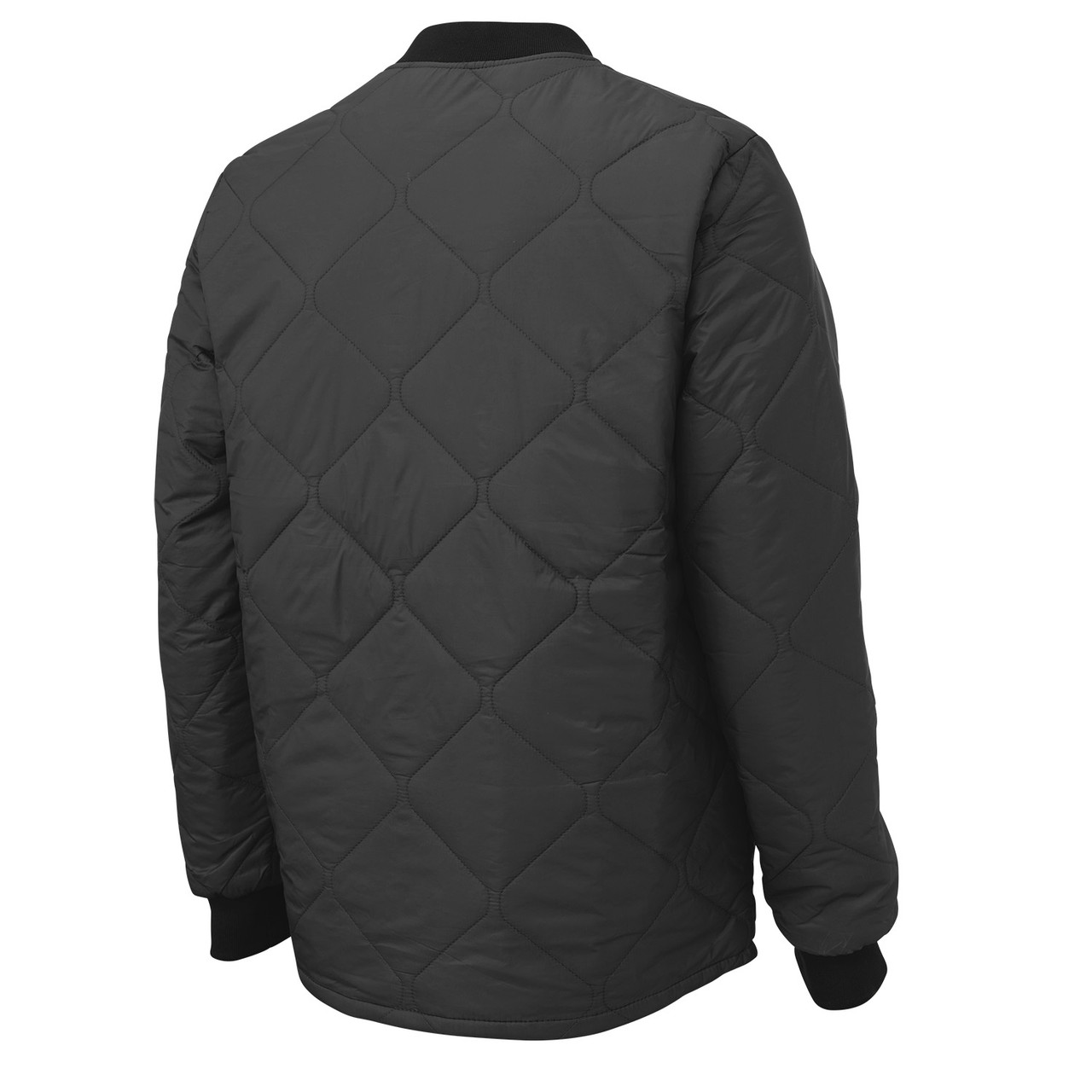 Tough Duck Black Freezer Jacket with Quilted Insulated