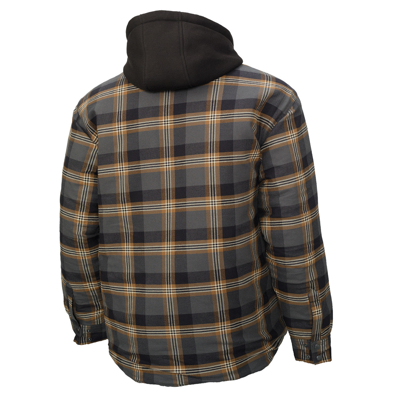 WindRiver Men's Lined T-Max Insulated Flannel Hooded Cotton