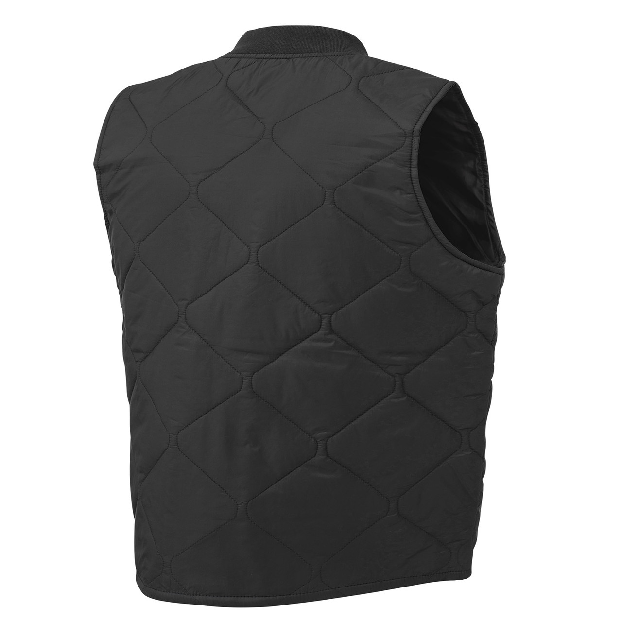 Tough Duck Quilted Insulated Water Repellent Black Freezer Vest WV03