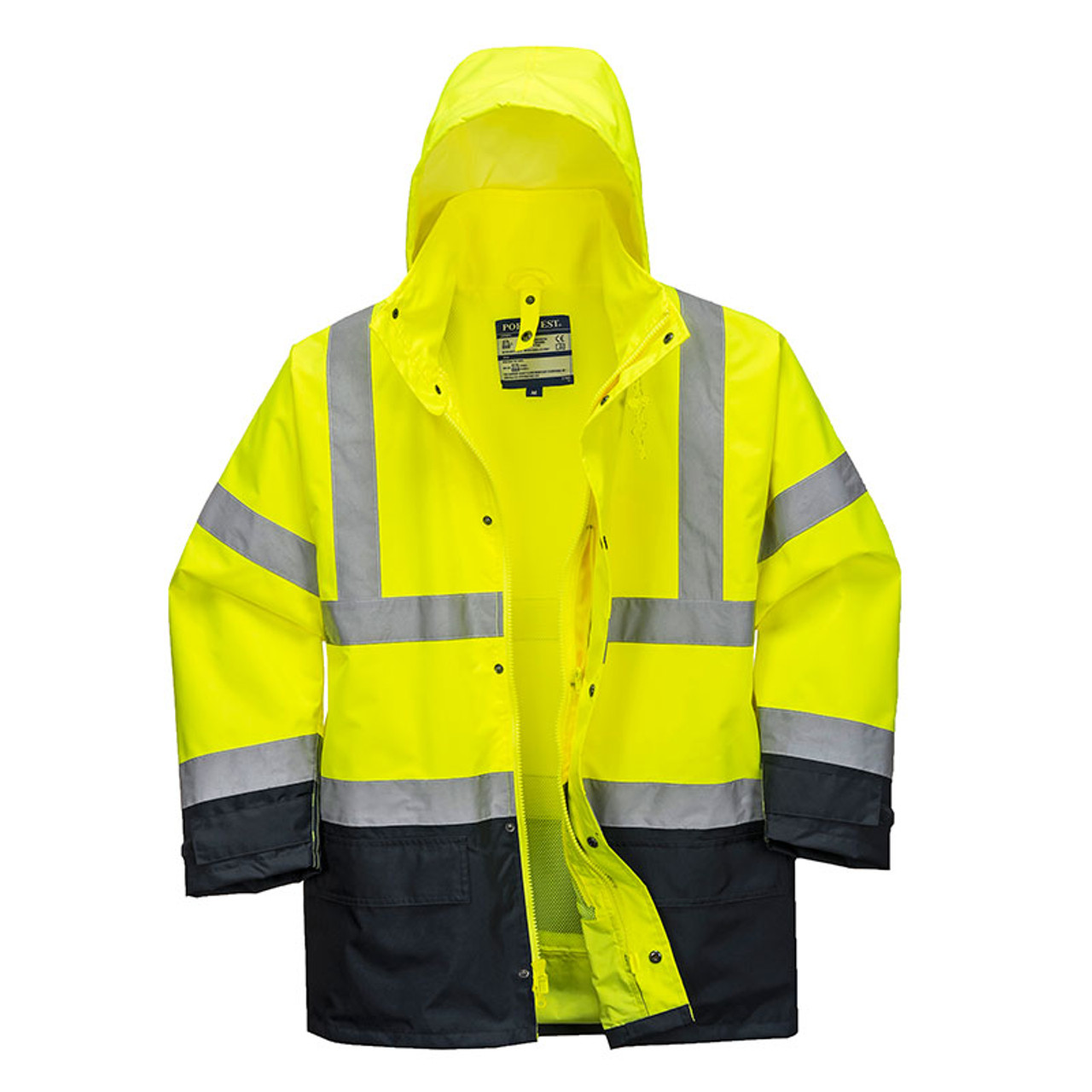 S365 PORTWEST HI-VIS PREMIUM 3IN1 BOMBER JACKET YELLOW/BLACK - Key  Engineering & Hygiene Supplies Ltd