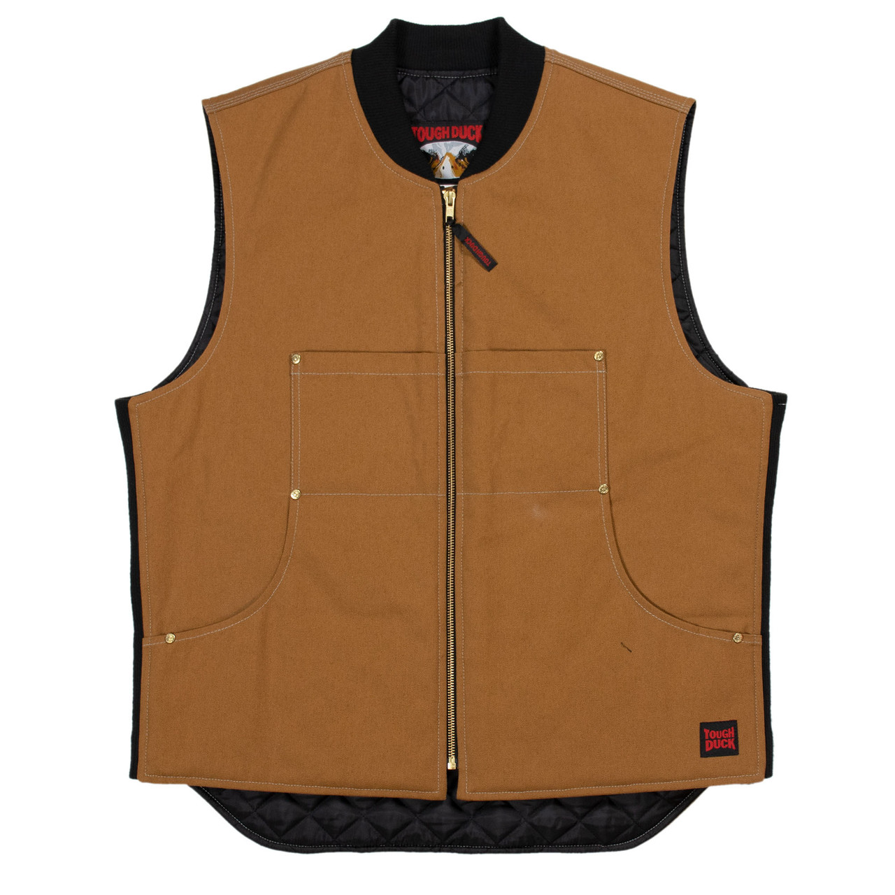 Tough Duck Moto Vest Premium Cotton Quilt Lined Vest WV04