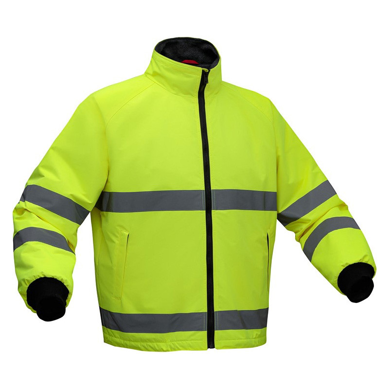 GSS Class Nylon Waterproof Lime Parka Silver Tape 8021