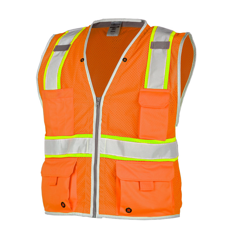 Kishigo Premium Brilliant Series Heavy Duty Vest 1510 Lime | 1511