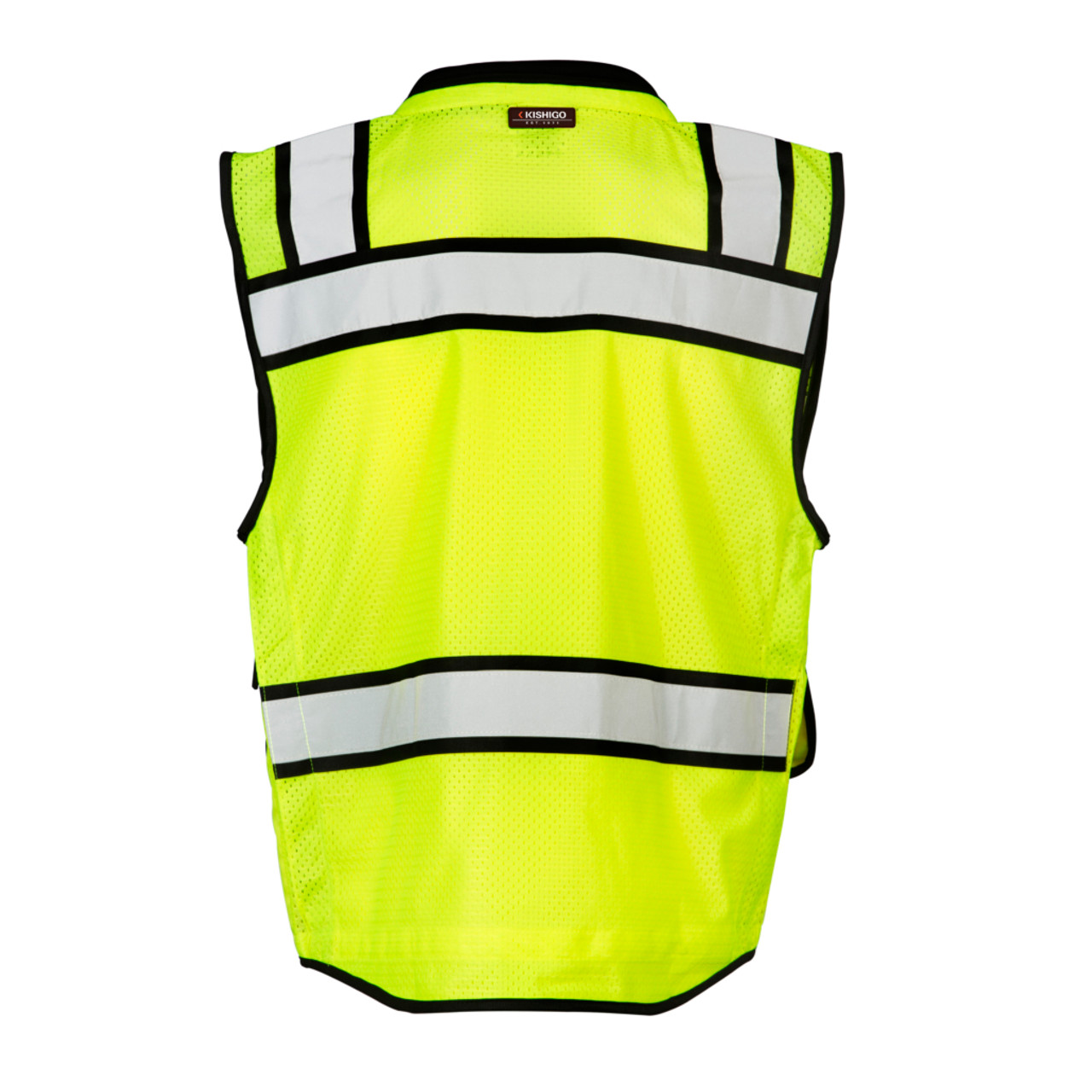 新品　BRIEFING　正規品 STRETCH LIMONTA VEST Kishigo High Performance Surveyors Zipper Vest S5004 Lime