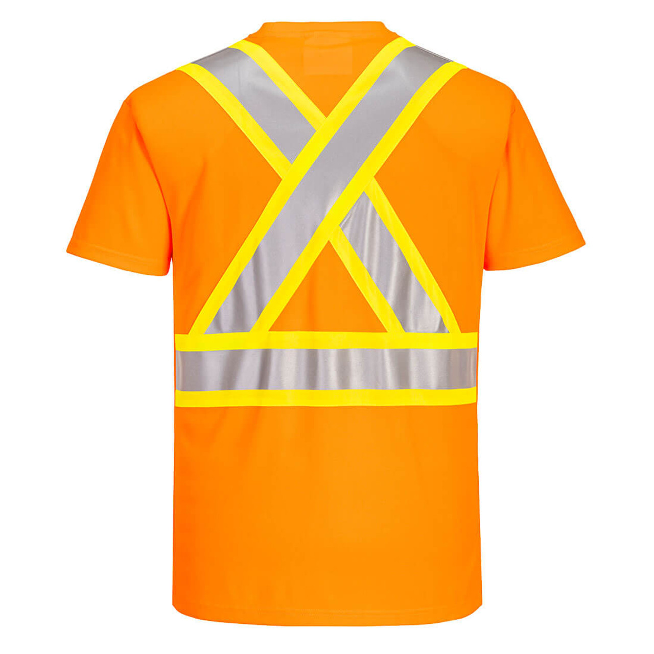 High-Vis X-Back Contrast Tape Vest Portwest - CA101